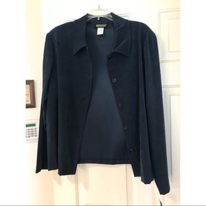 Briggs New York faux suede jacket